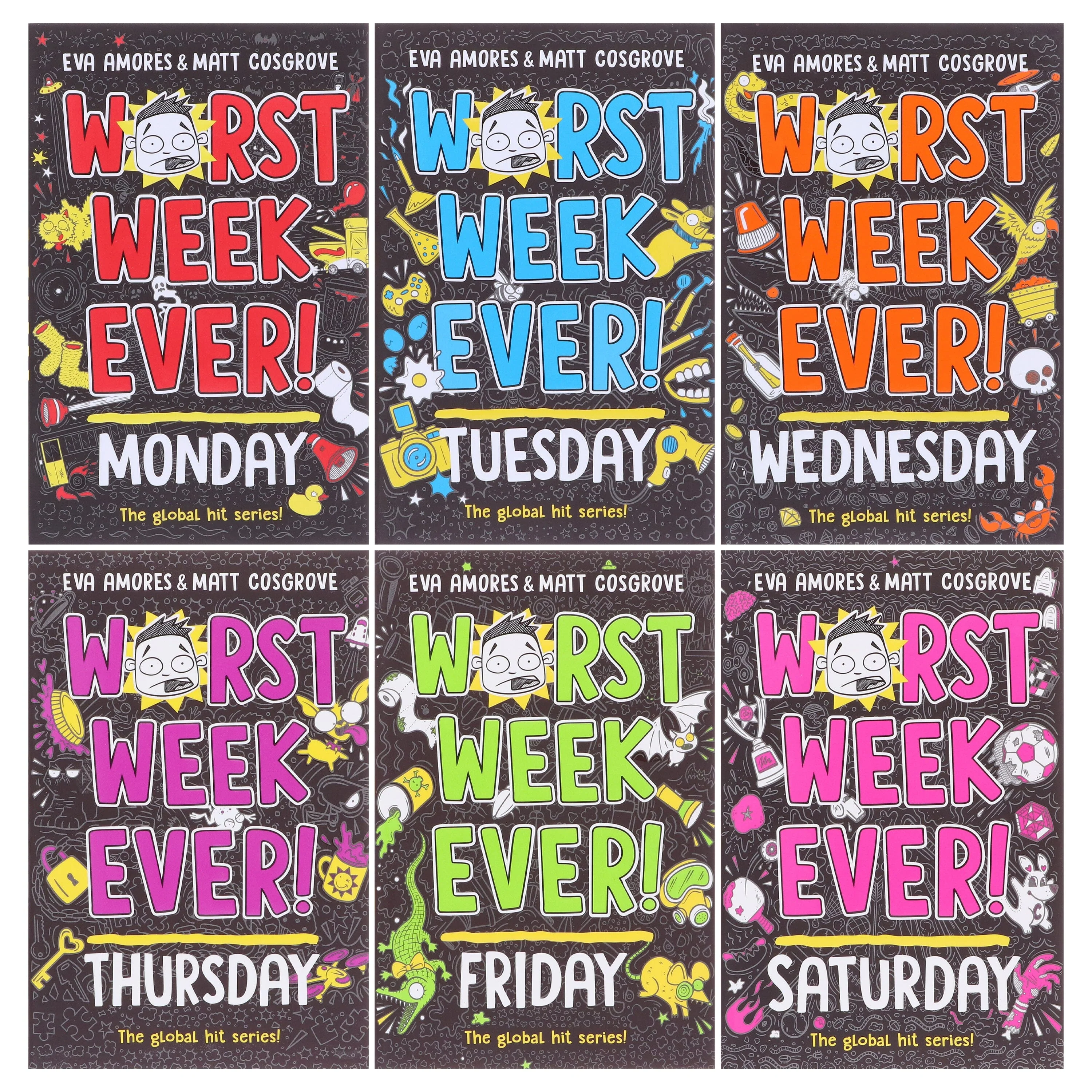 Worst Week Ever! Series By Eva Amores And Matt Cosgrove 6 Books Collection Set - Ages 8+ - Paperback - Image 2