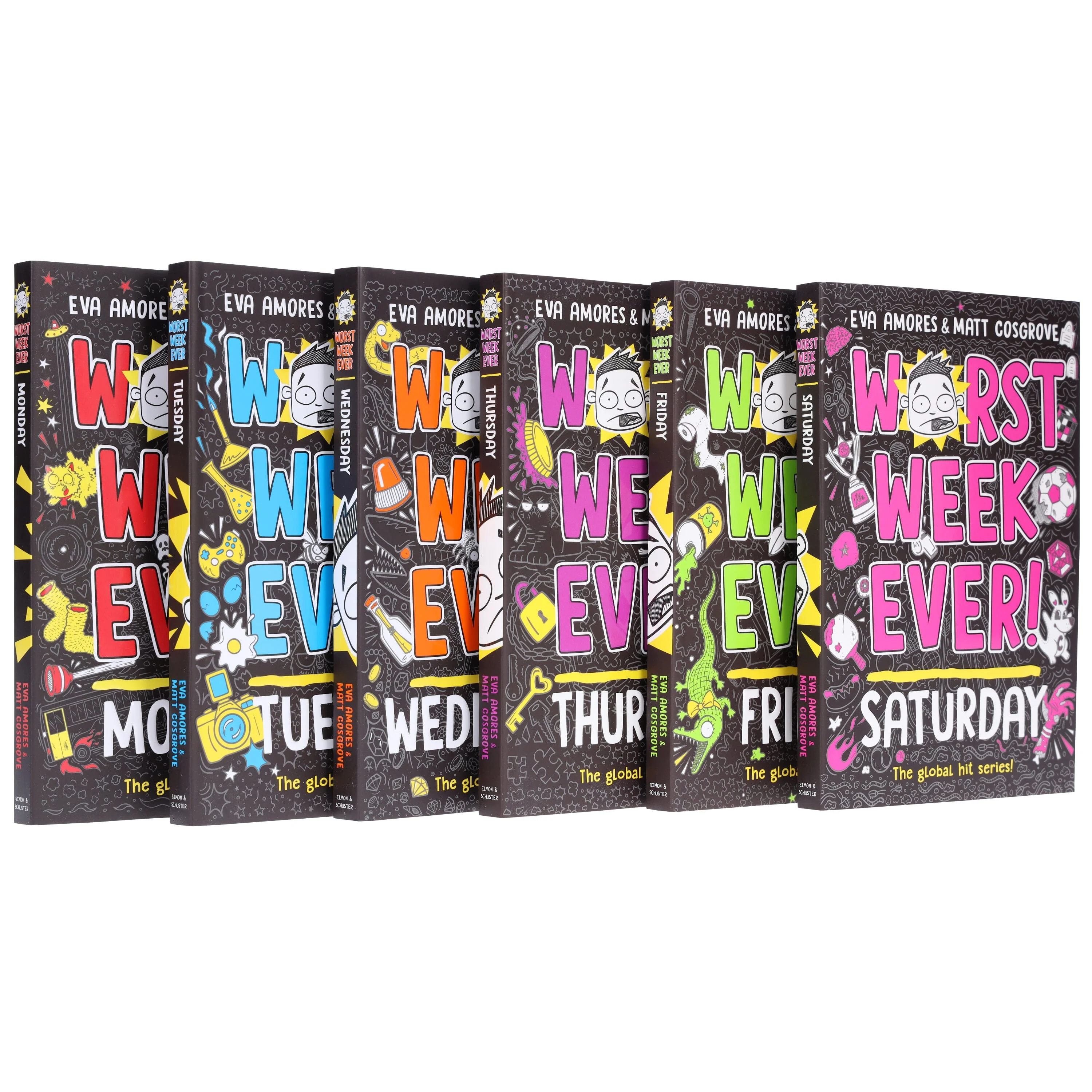 Worst Week Ever! Series By Eva Amores And Matt Cosgrove 6 Books Collection Set - Ages 8+ - Paperback - Image 4