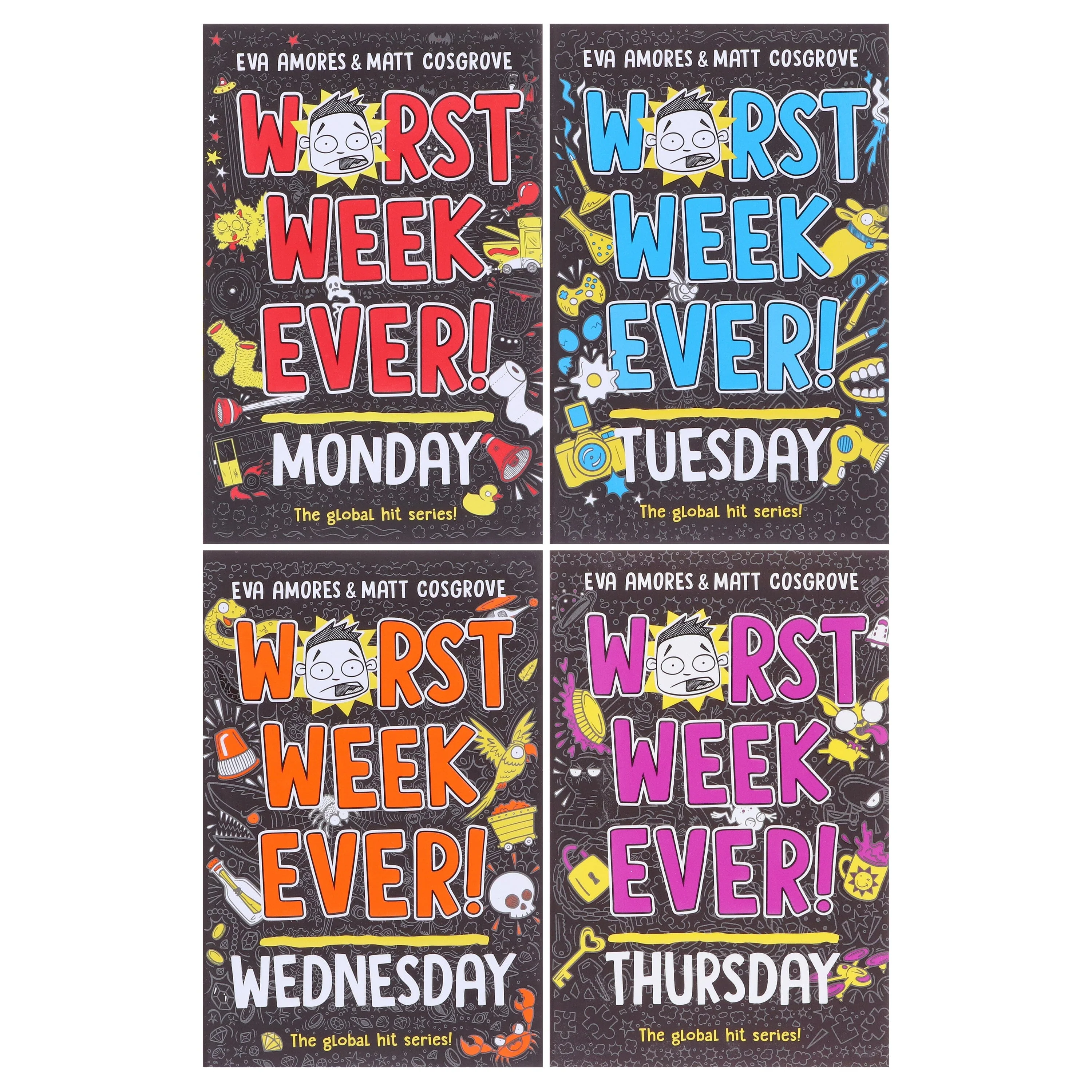 Worst Week Ever! Series By Eva Amores And Matt Cosgrove 4 Books Collection Set - Ages 8+ - Paperback - Image 2