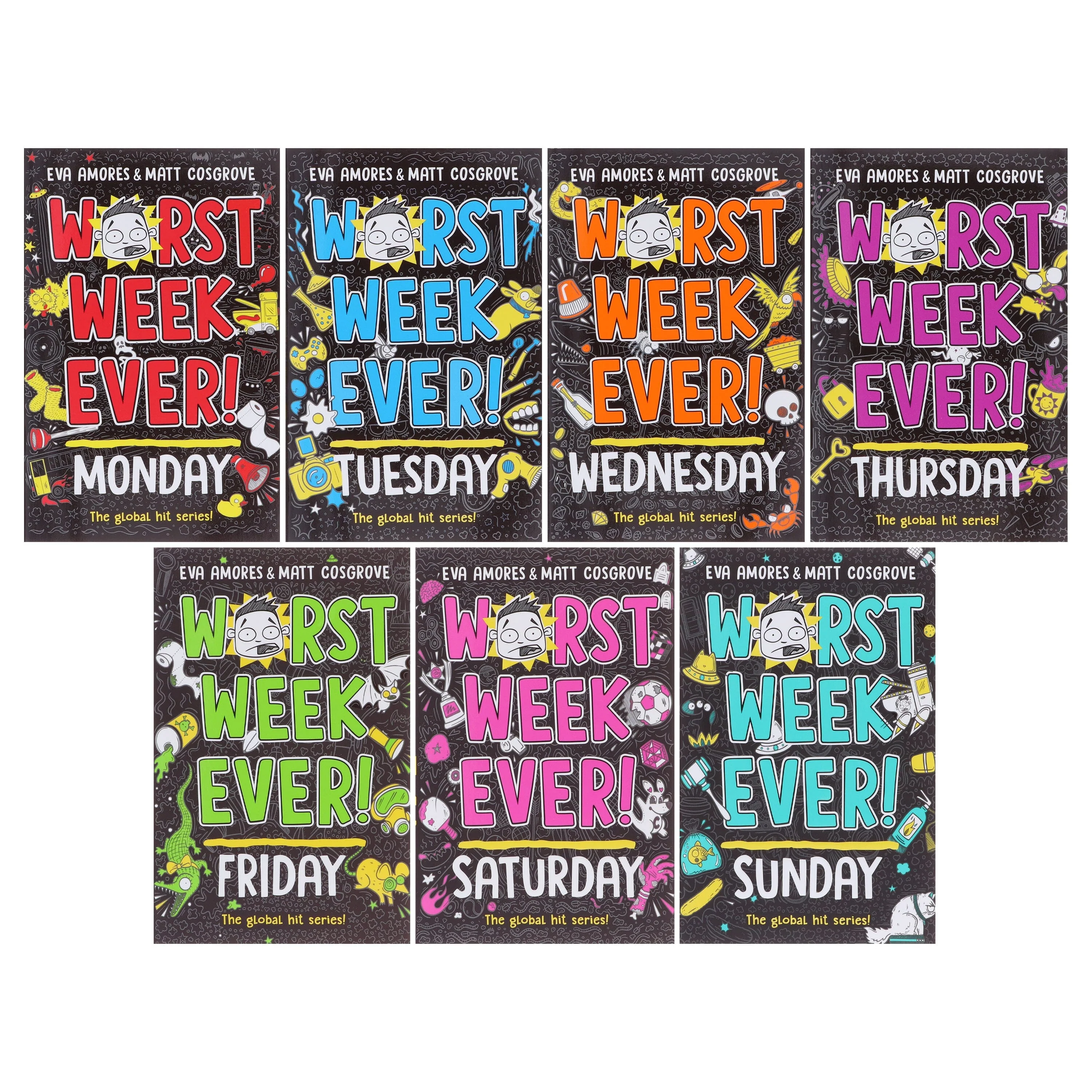 Worst Week Ever! Series By Eva Amores And Matt Cosgrove 7 Books Collection Set - Ages 8+ - Paperback - Image 2