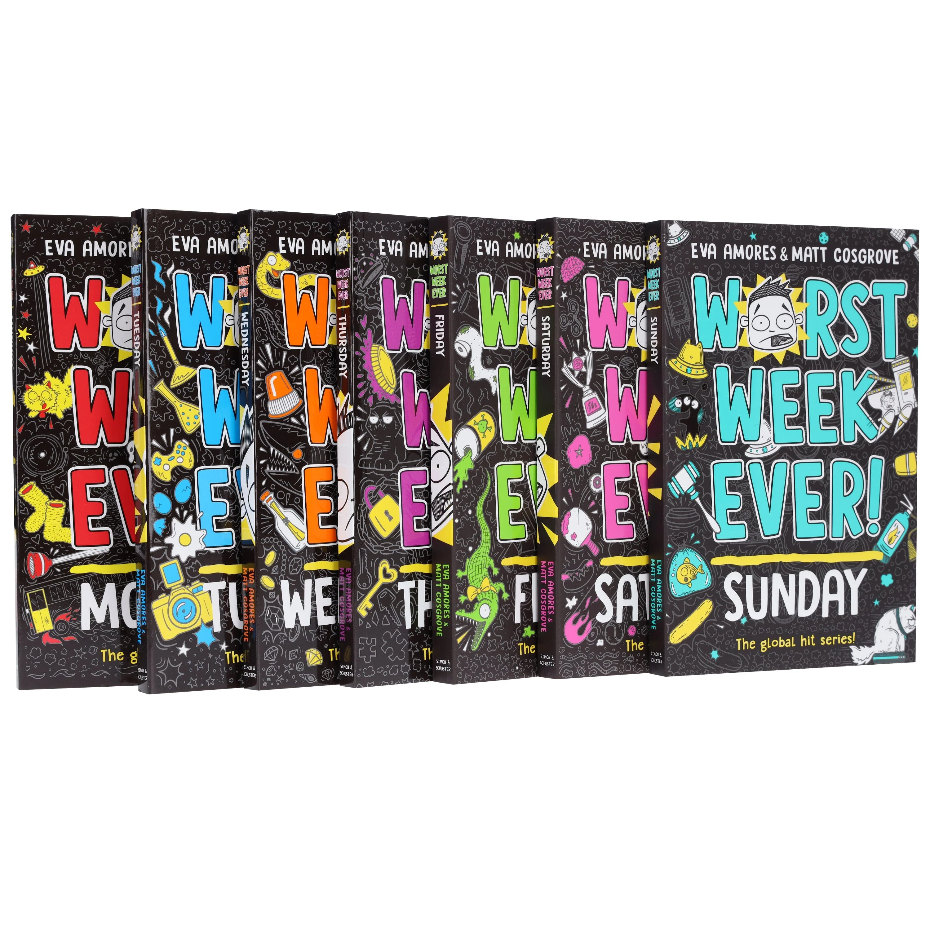 Worst Week Ever! Series By Eva Amores And Matt Cosgrove 7 Books Collection Set - Ages 8+ - Paperback - Image 4