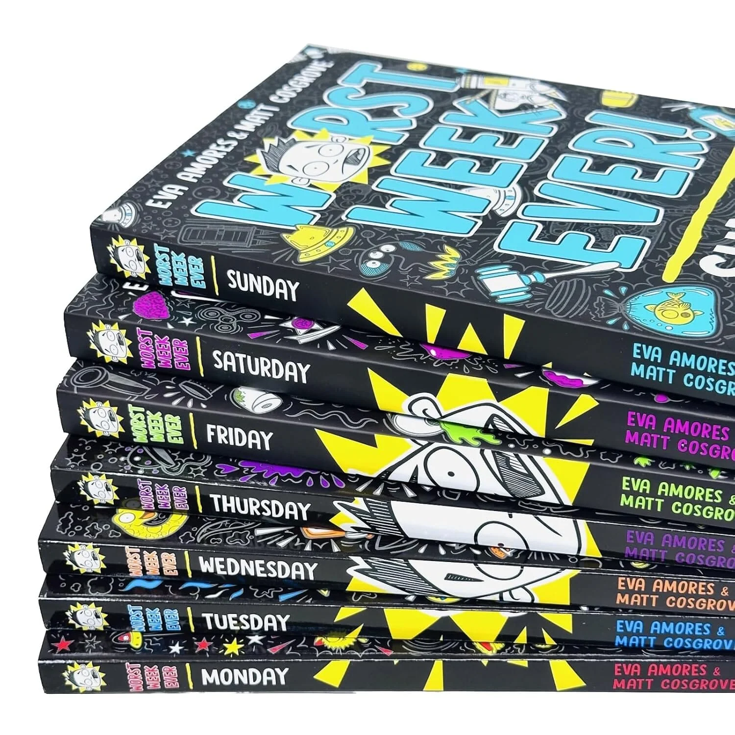 Worst Week Ever! Series By Eva Amores And Matt Cosgrove 7 Books Collection Set - Ages 8+ - Paperback - Image 6