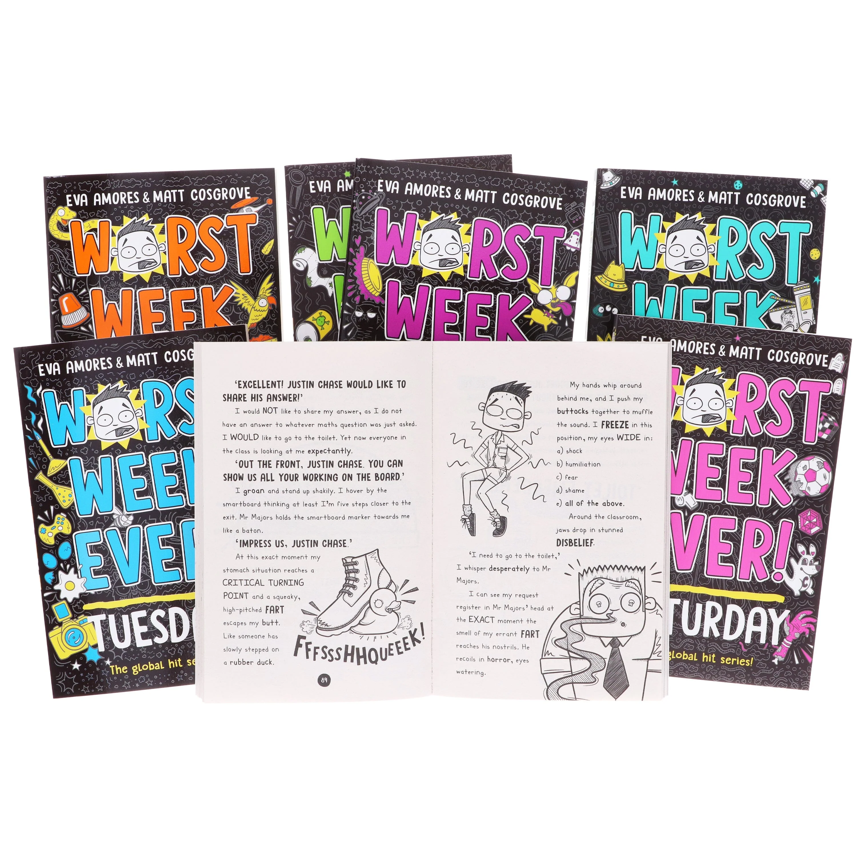 Worst Week Ever! Series By Eva Amores And Matt Cosgrove 7 Books Collection Set - Ages 8+ - Paperback - Image 8