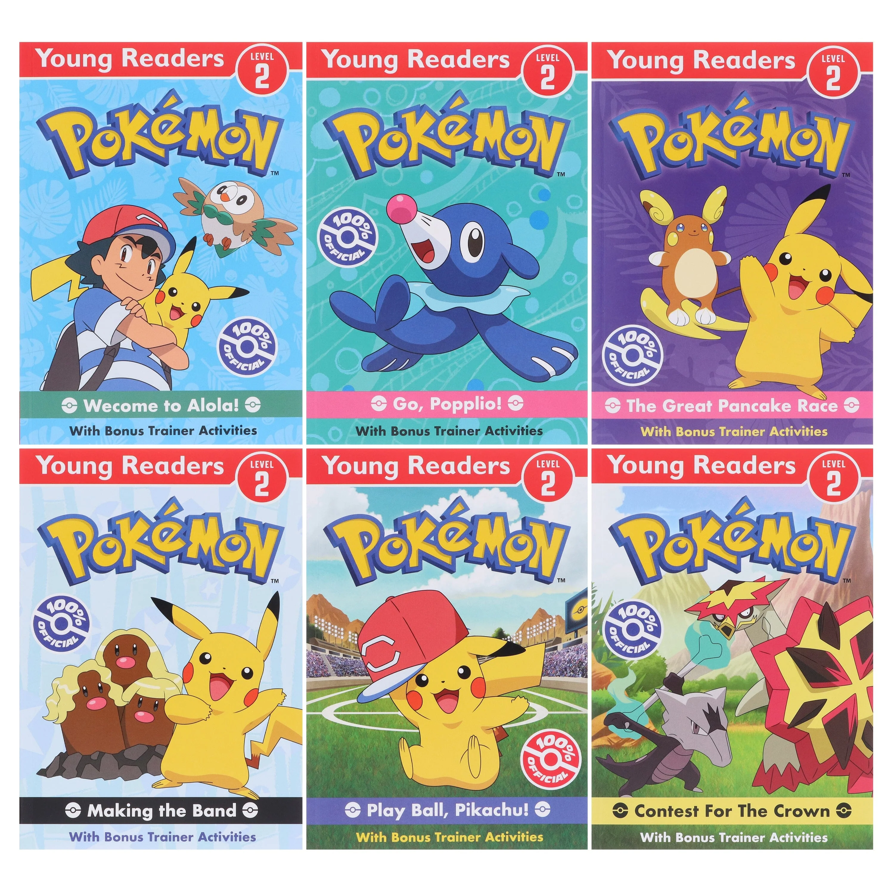 Pokémon: The Alola Collection Young Readers (Level 2) 6 Picture Books Box Set - Ages 4-8 - Paperback - Image 2