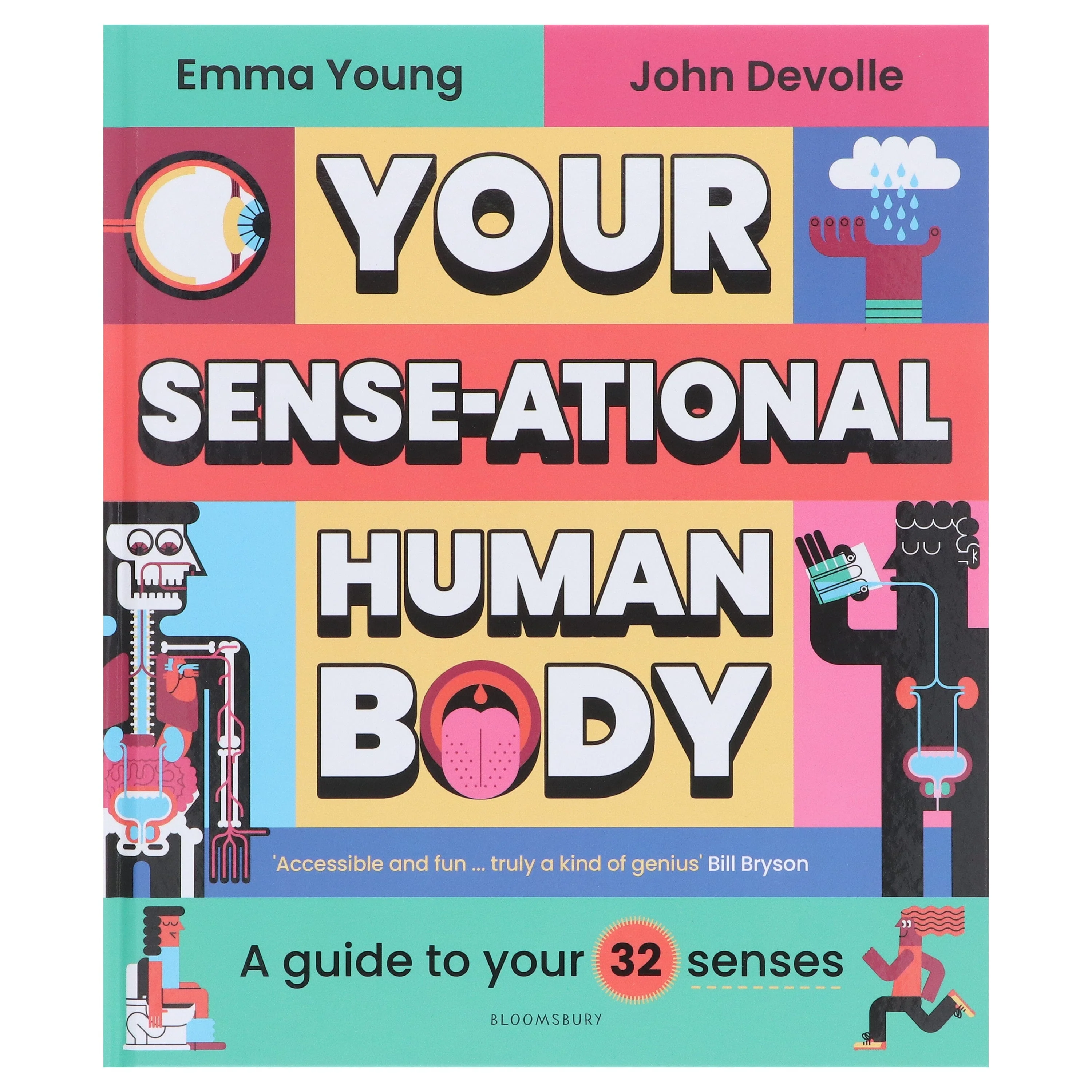 Your SENSE-ATIONAL Human Body: A Sensational Guide to Your 32 Senses by Emma Young - Ages 7-11 - Hardback - Image 2