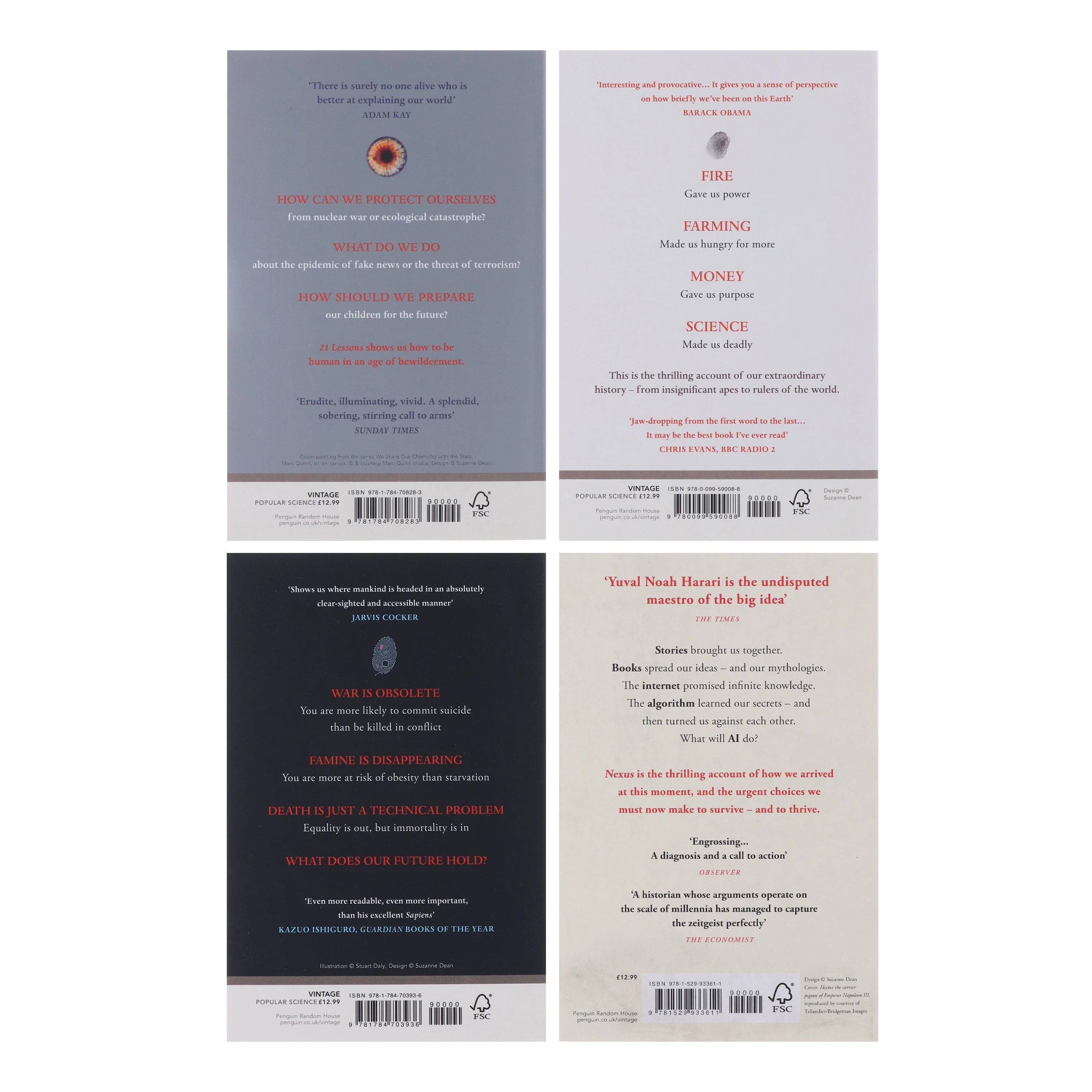 Yuval Noah Harari 4 Books Set Collection - Non-Fiction - Paperback - Image 3
